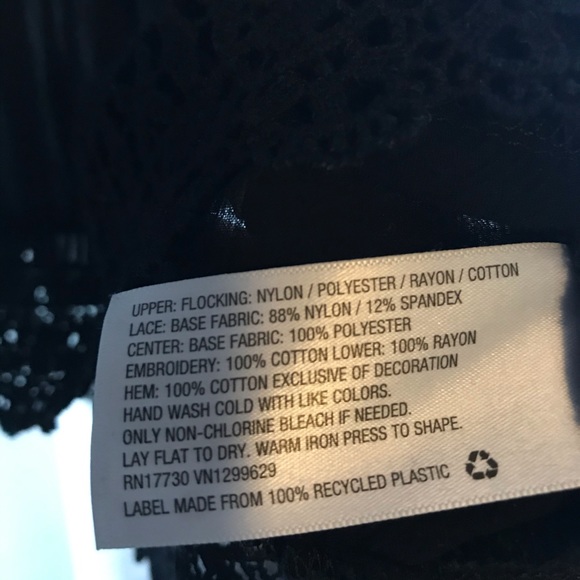 Knox Rose sheer black sleeveless top L - Picture 4 of 4